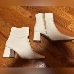 White Booties Women’s Size 6 1/2